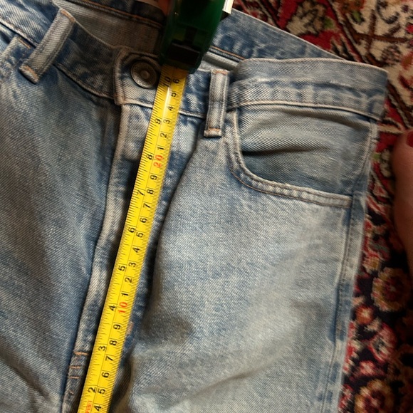 COPY - Moussy Vintage True Indigo Used Tapered-HI Light Blue size 27 - Picture 12 of 12